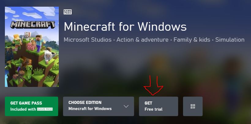 free minecraft bedrock