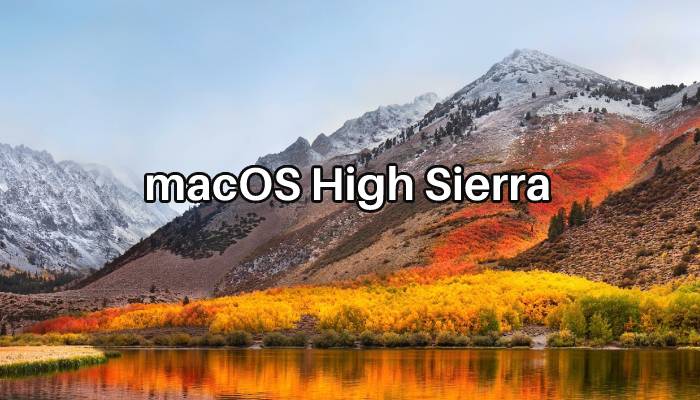 mac os high sierra download